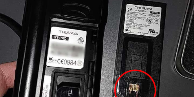 Thuraya dead battery, try this before send it back